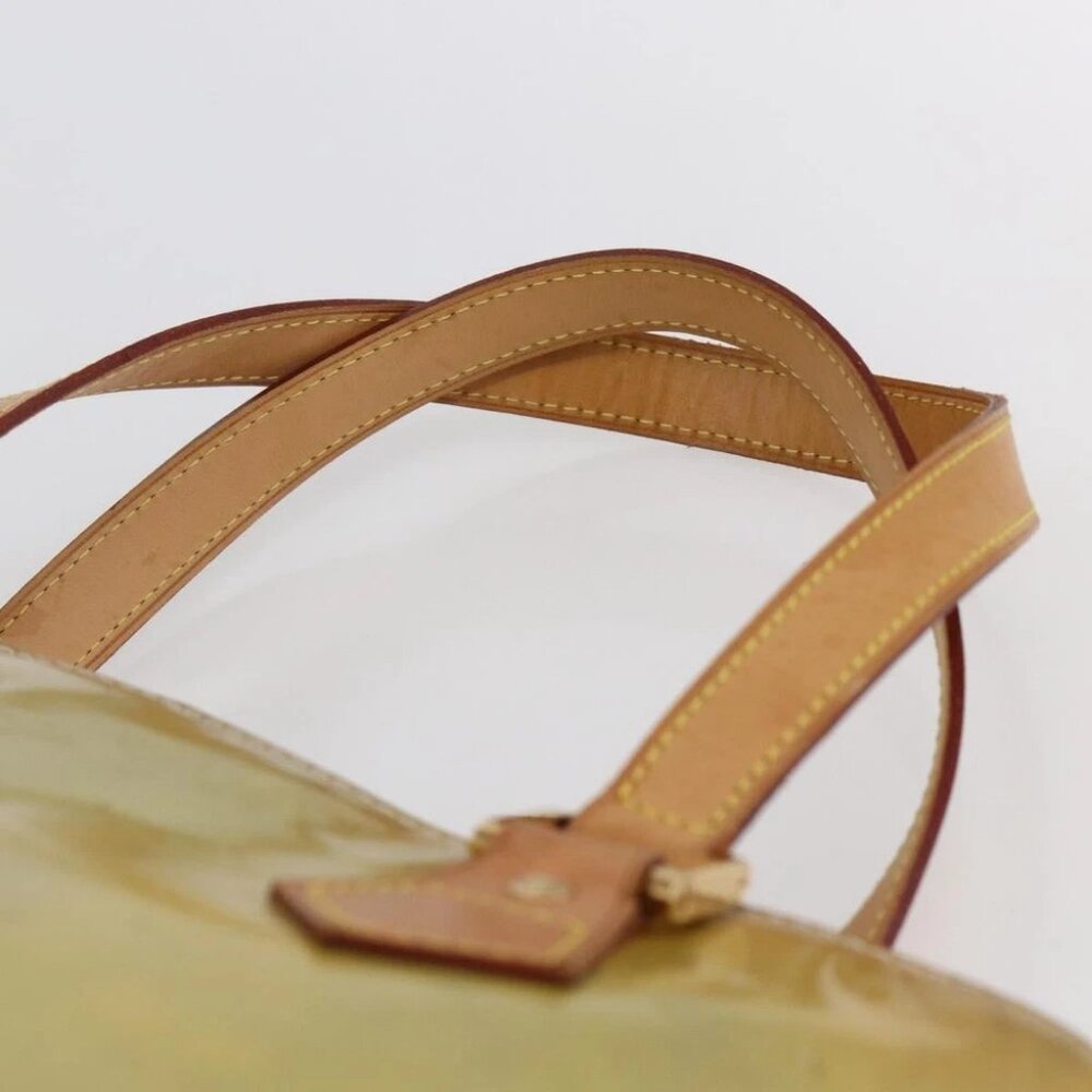 LOUIS VUITTON Monogram Vernis Houston Hand Bag Gris - Picture 7 of 14